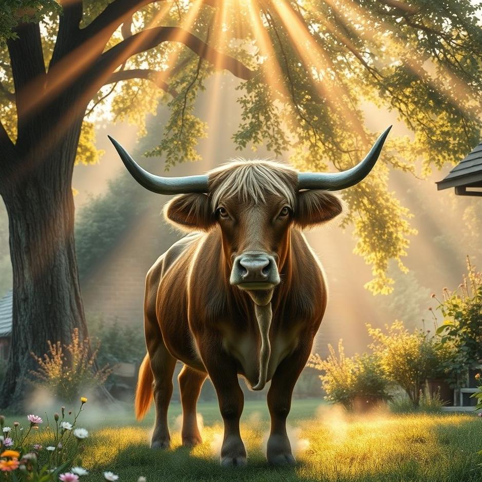 Dream Dictionary : A bullock at home in a dream