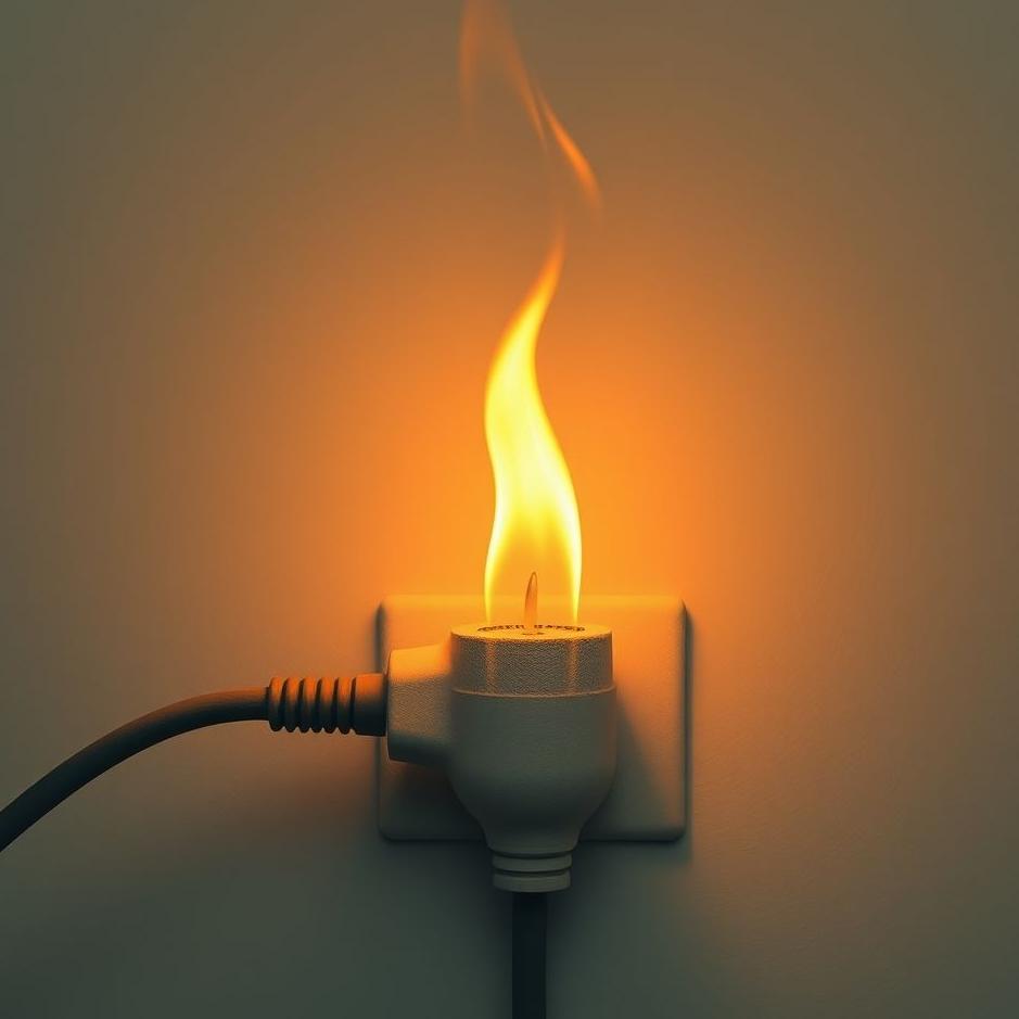 Dream : A burning plug in a dream