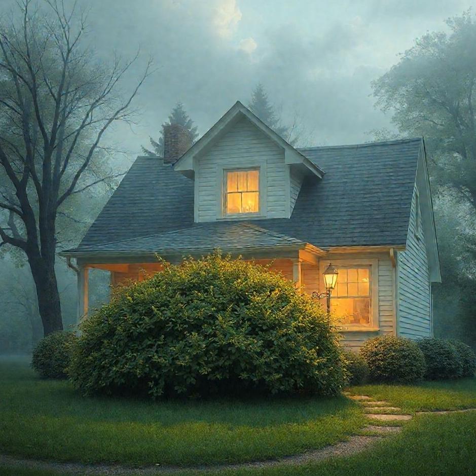 Dream : A bush at home in a dream