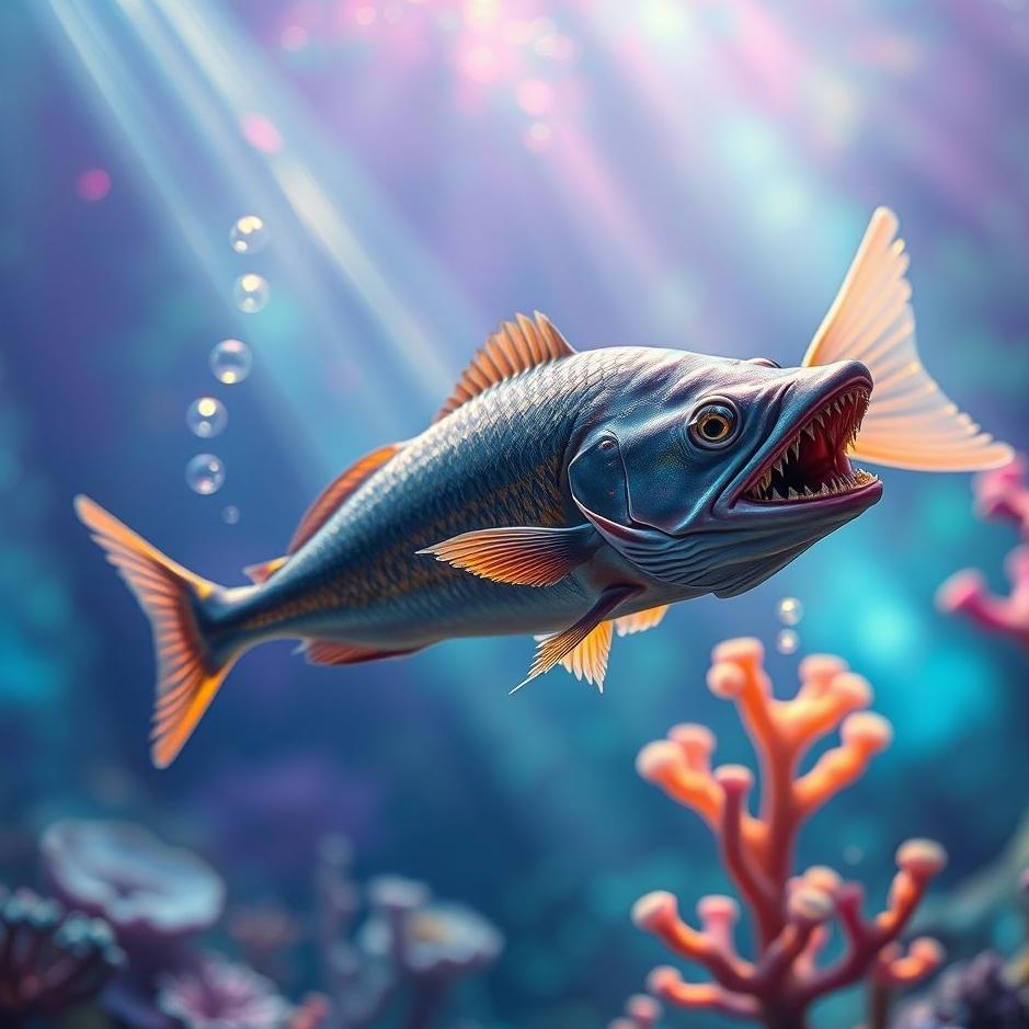 Dream : A carnivorous fish in a dream