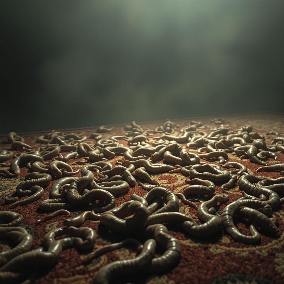 Dream Dictionary : A carpet full of worms in a dream