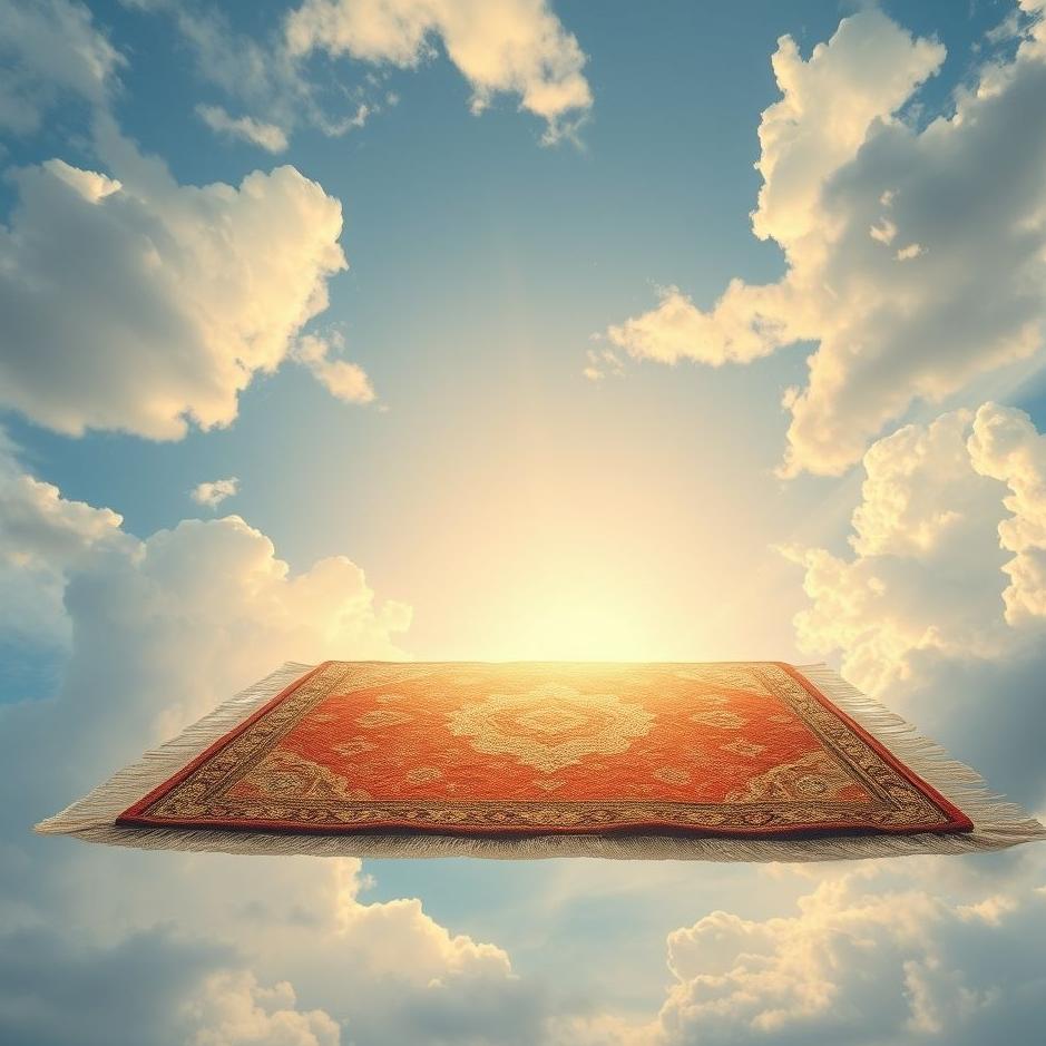 Dream : A carpet in the sky in a dream