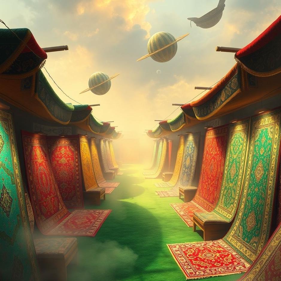 Dream Dictionary : A carpet market in a dream