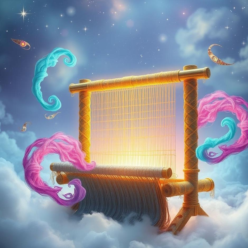 Dream : A carpet weaving loom in a dream