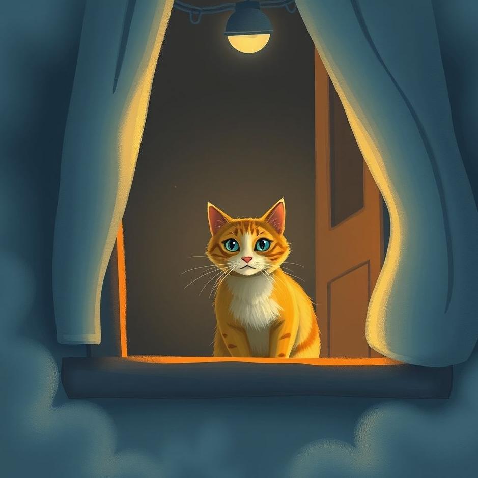 Dream : A cat enter the house through the window in a dream