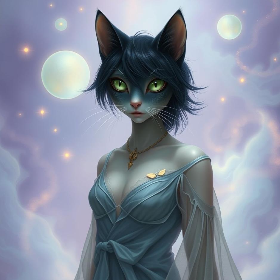 Dream : A cat in human form in a dream