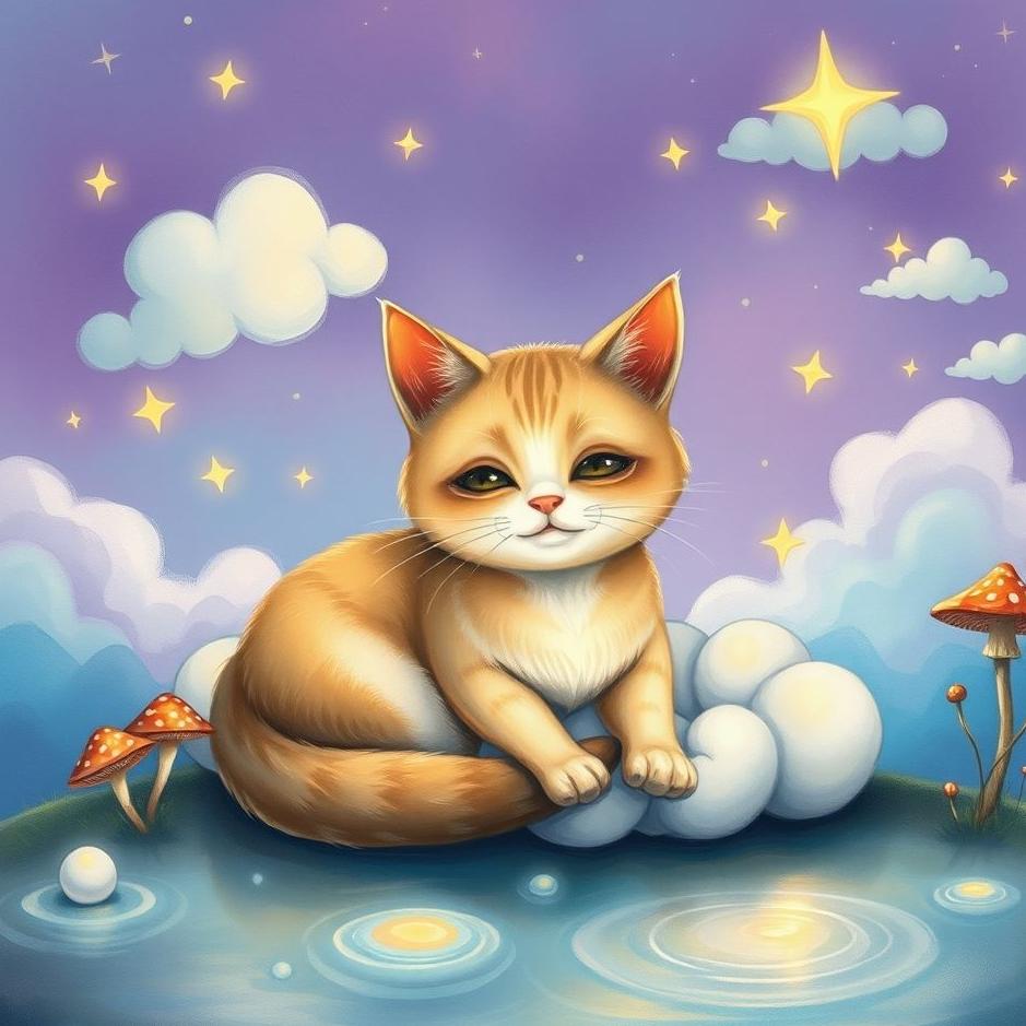 Dream : A cat like a human in a dream