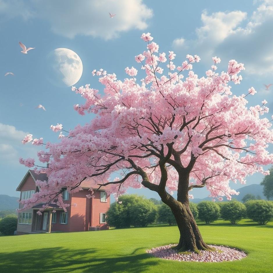 Dream Dictionary : A cherry tree at home in a dream