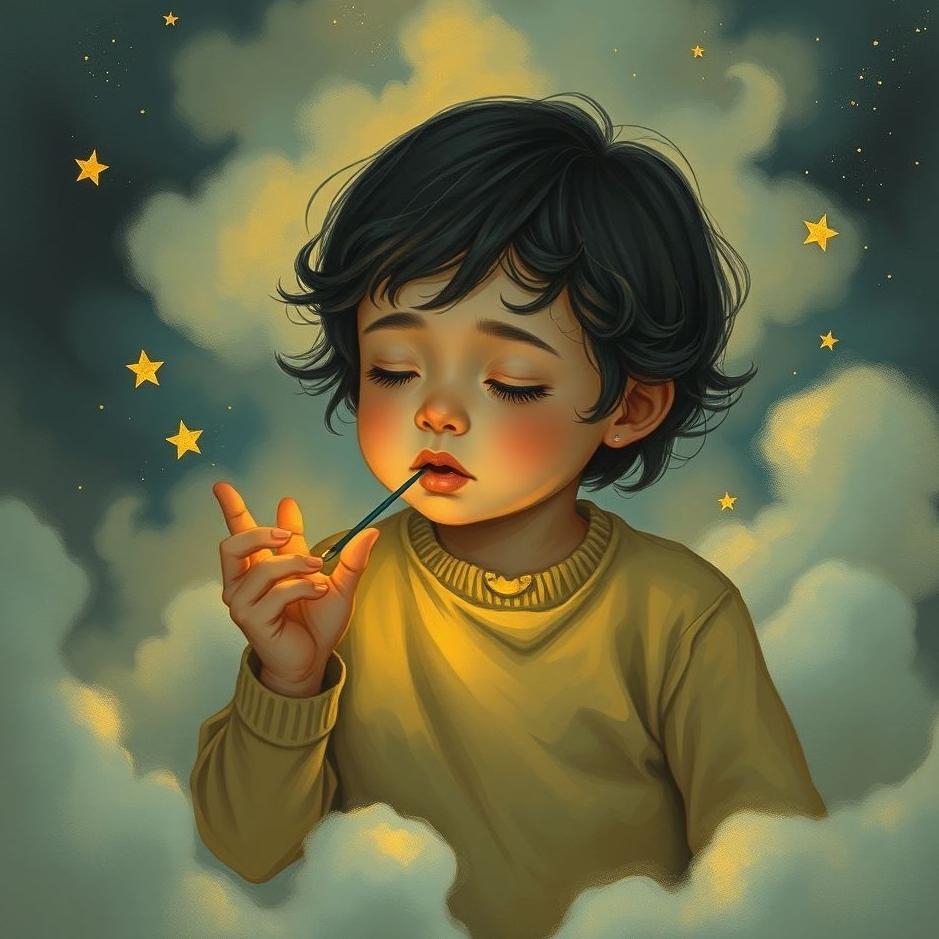 Dream : A child who never talks talking in a dream
