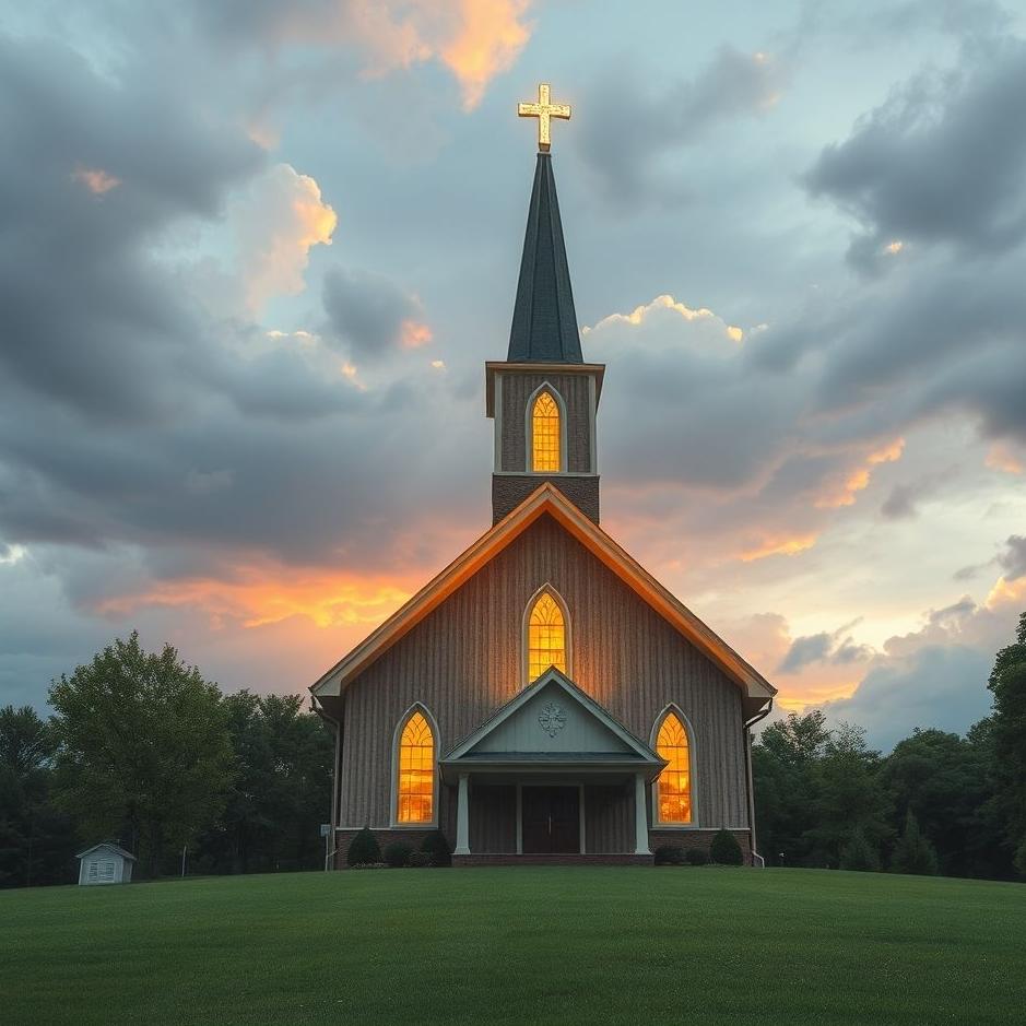 Dream : A Christian church in a dream