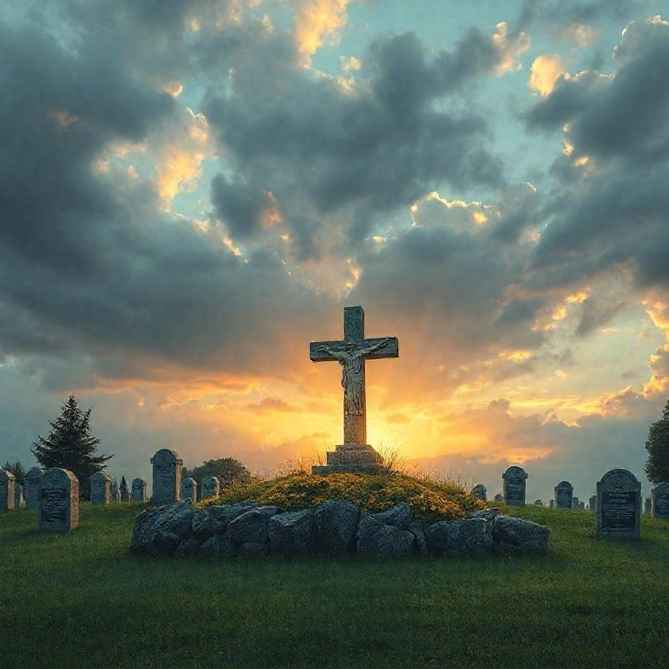 Dream : A Christian grave in a dream