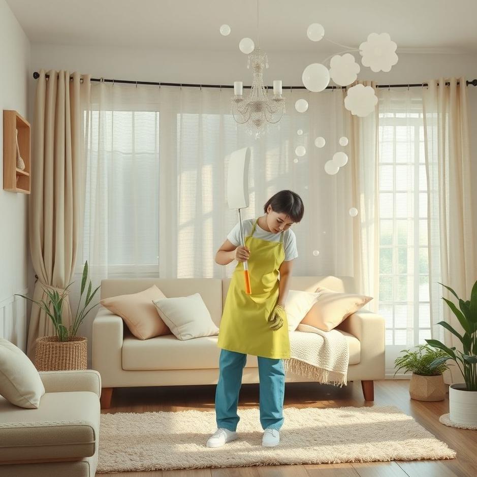 Dream Dictionary : A cleaner at home in a dream