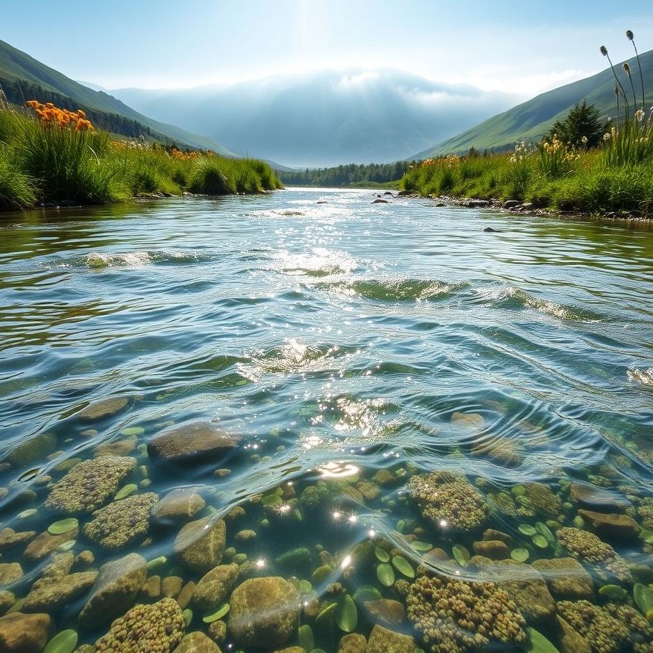 Dream : A clear river 