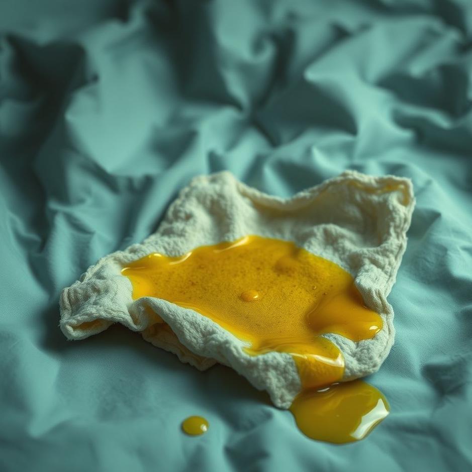 Dream : A cloth soaked in urine in a dream