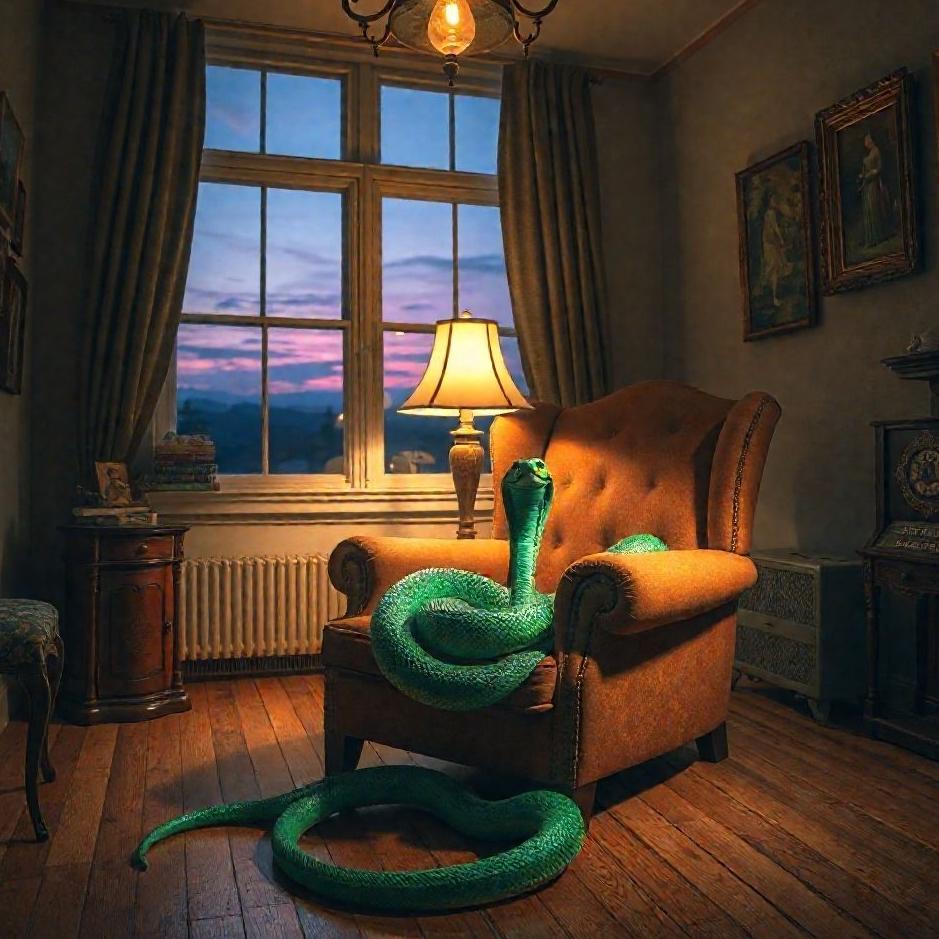 Dream : A cobra snake at home in a dream