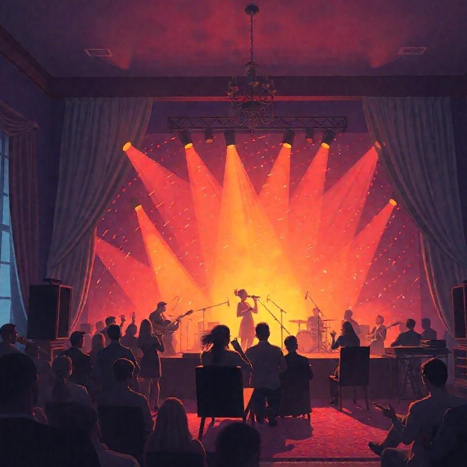 Dream : A concert at home in a dream