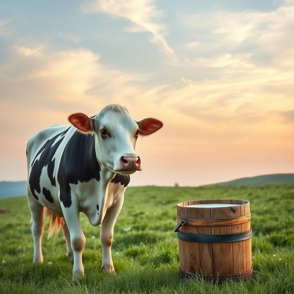 Dream : A cow's milk in a dream