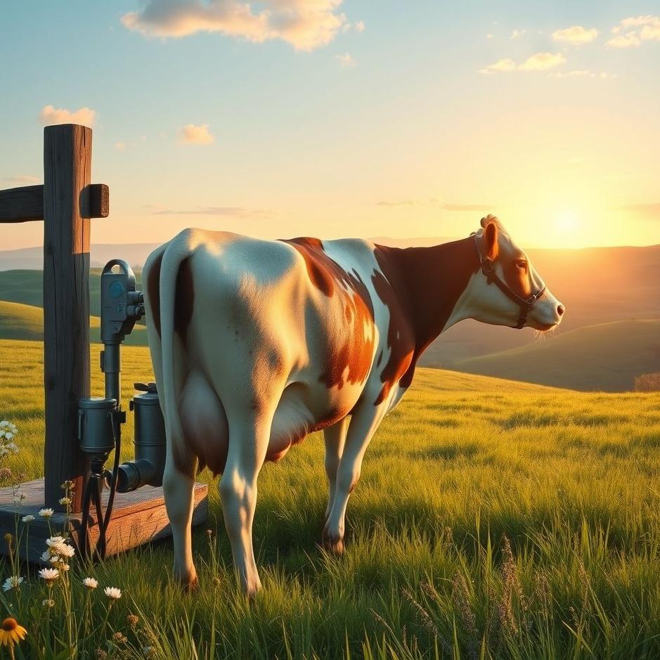 Dream : A cow being milked in a dream