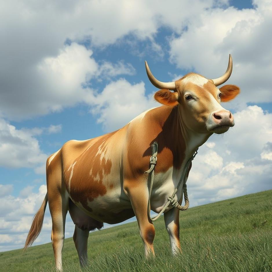 Dream : A cow tied in a dream