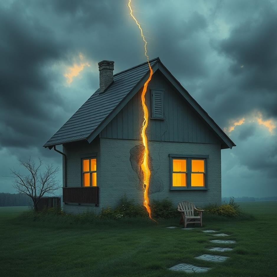 Dream : A crack in a house in a dream