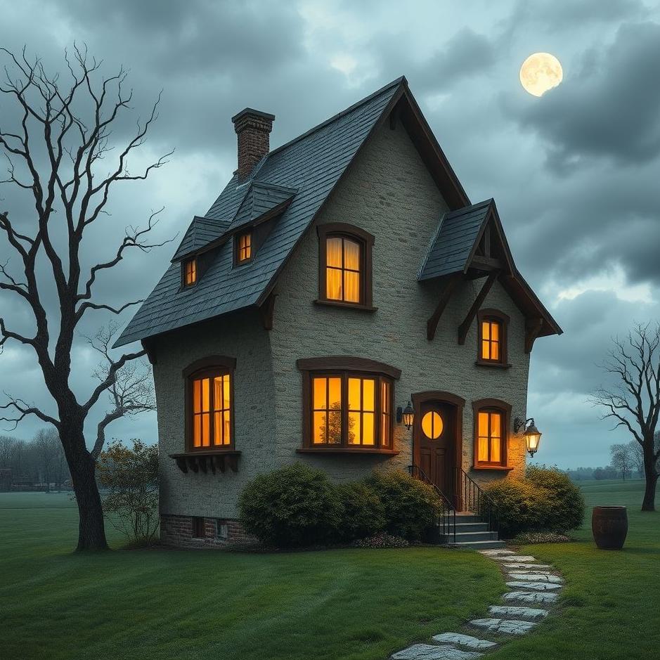 Dream : A crooked house in a dream