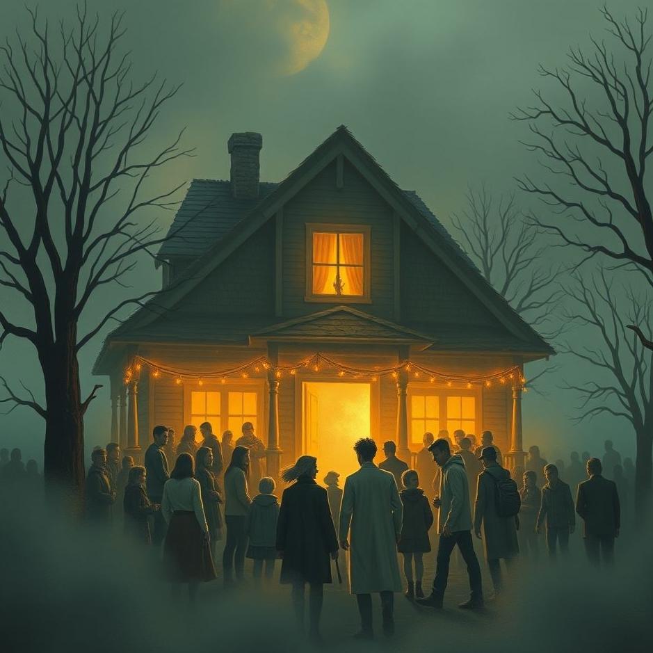 Dream : A crowd in my house in a dream