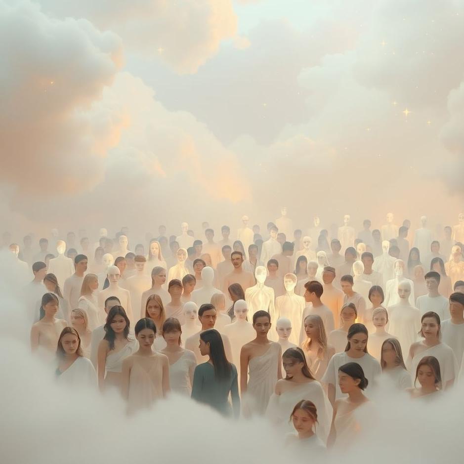 Dream : A crowd of people in a dream