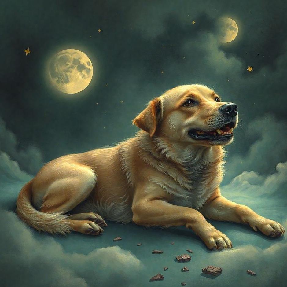 Dream : A crushed dog in a dream