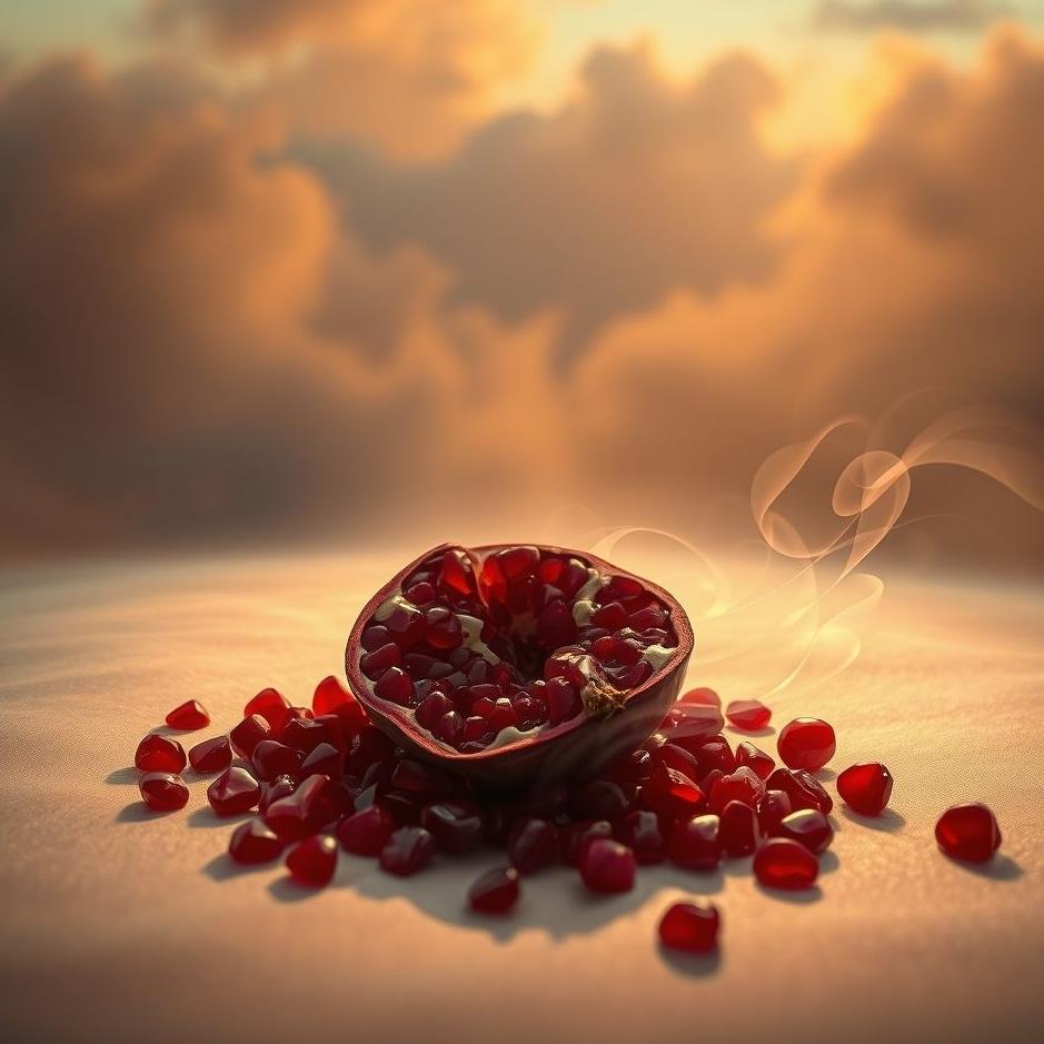 Dream Dictionary : A crushed pomegranate in a dream