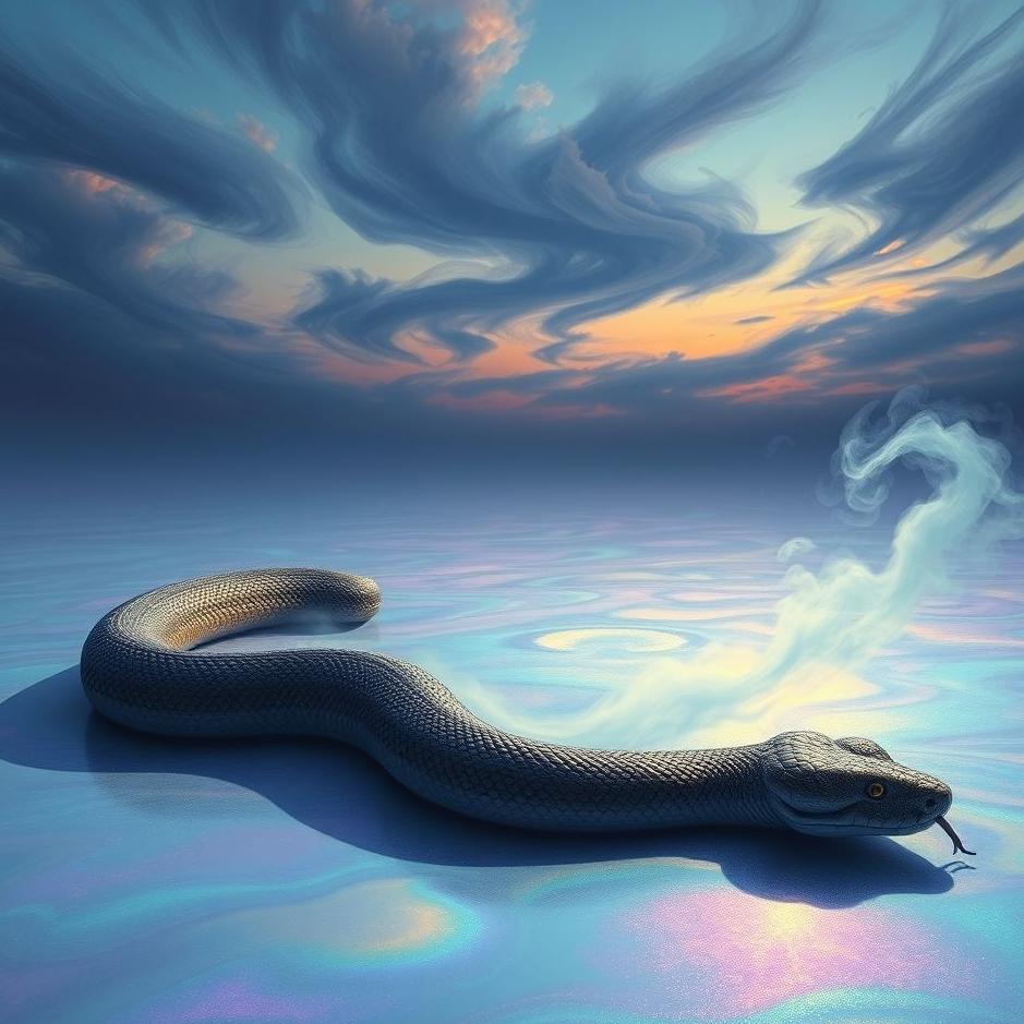 Dream : A crushed snake in a dream