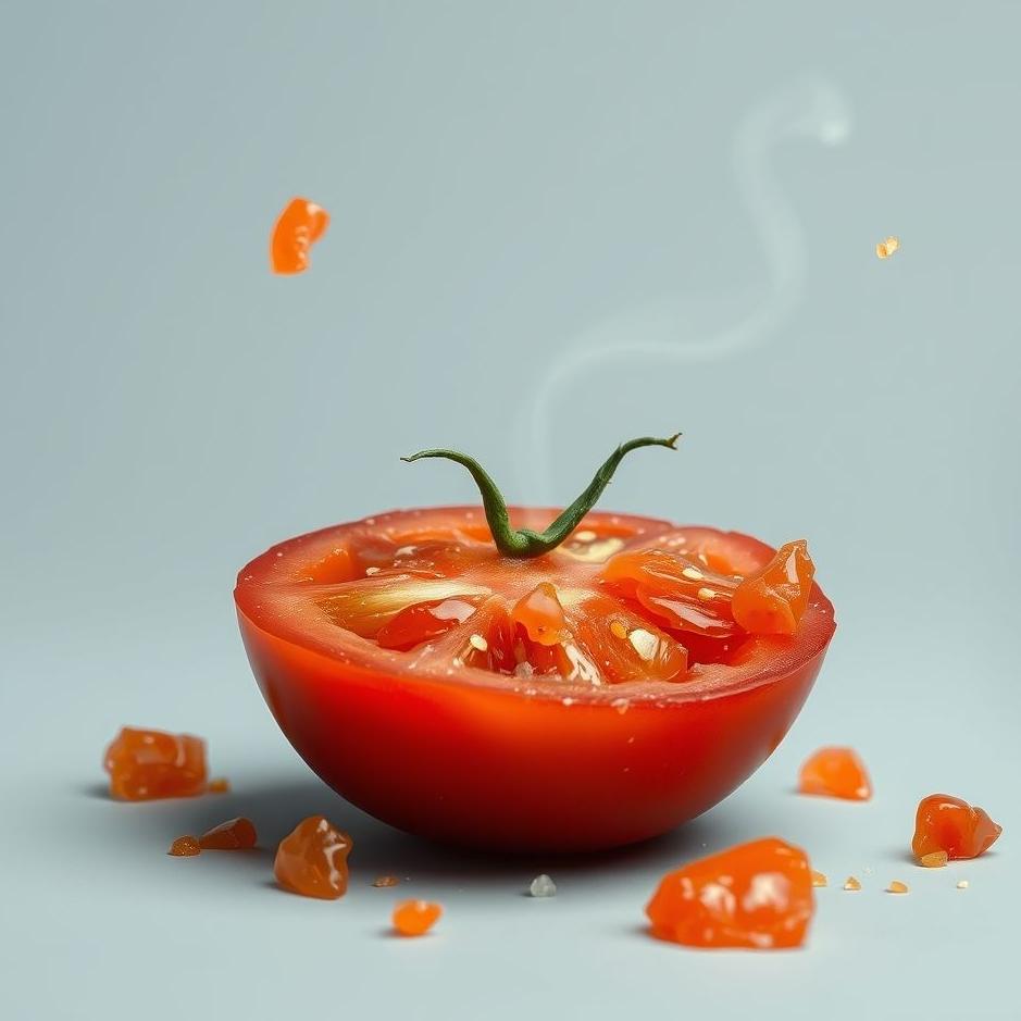 Dream : A crushed tomato in a dream