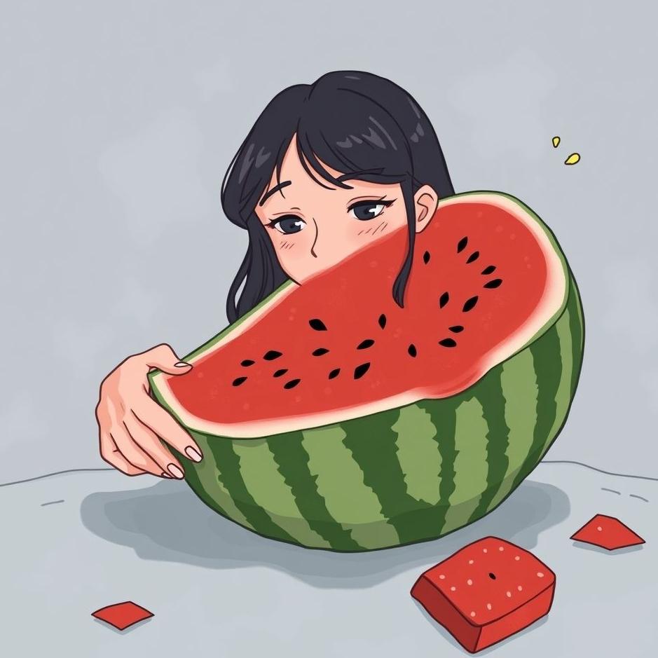 Dream : A crushed watermelon in a dream