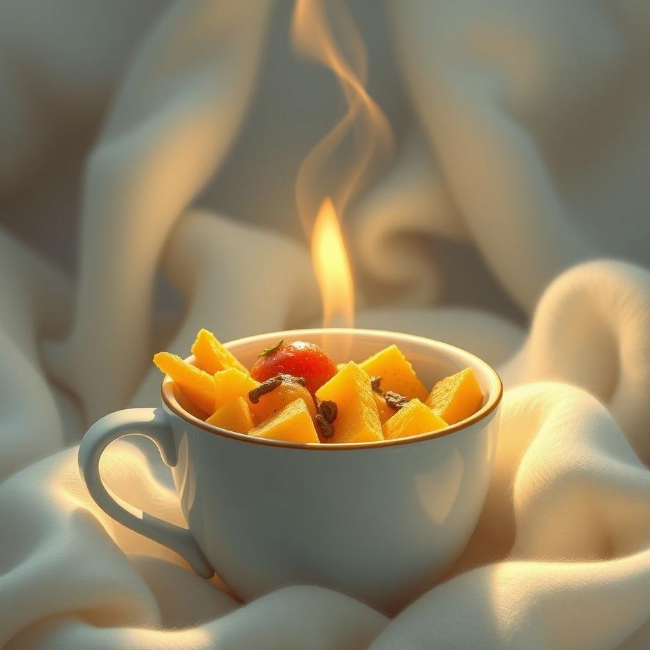 Dream : A cup of food in a dream