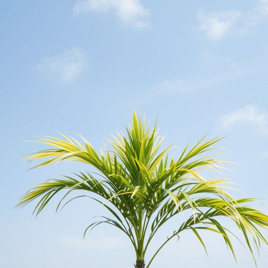 Dream : A date palm seedling in a dream