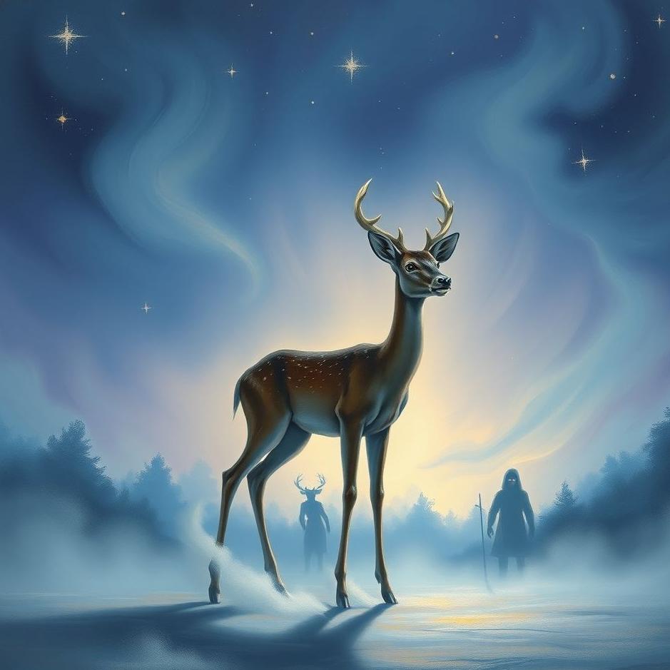 Dream : A deer afraid in a dream