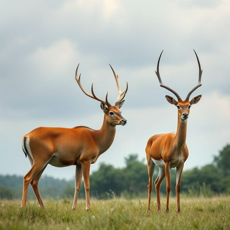 Dream : A deer and a gazelle in a dream