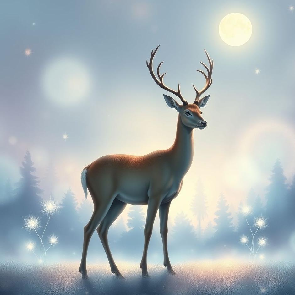 Dream : A deer picture in a dream