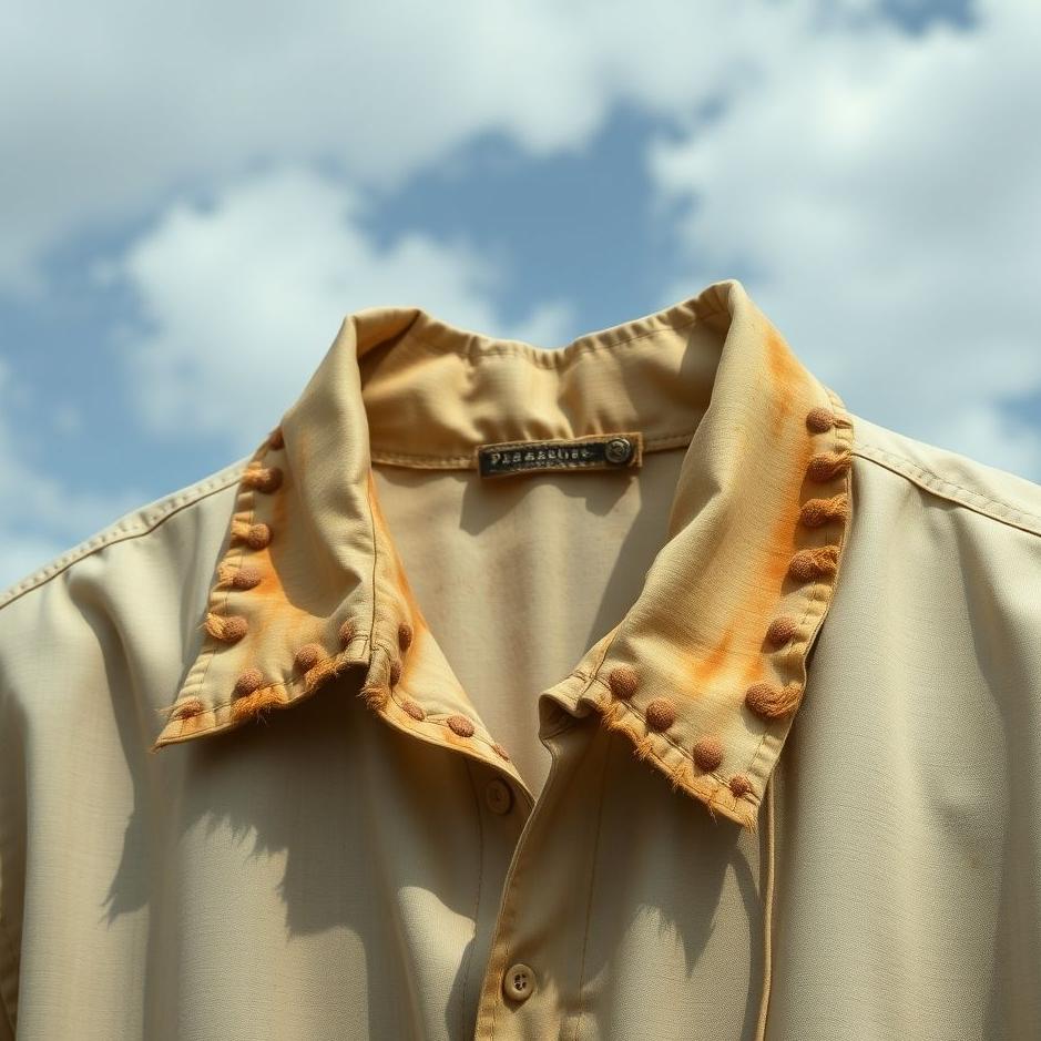 Dream : A dirty shirt collar in a dream