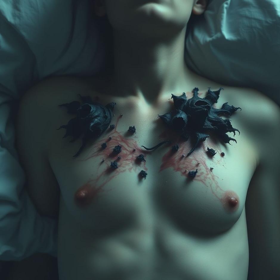 Dream Dictionary : A disease on your chest in a dream