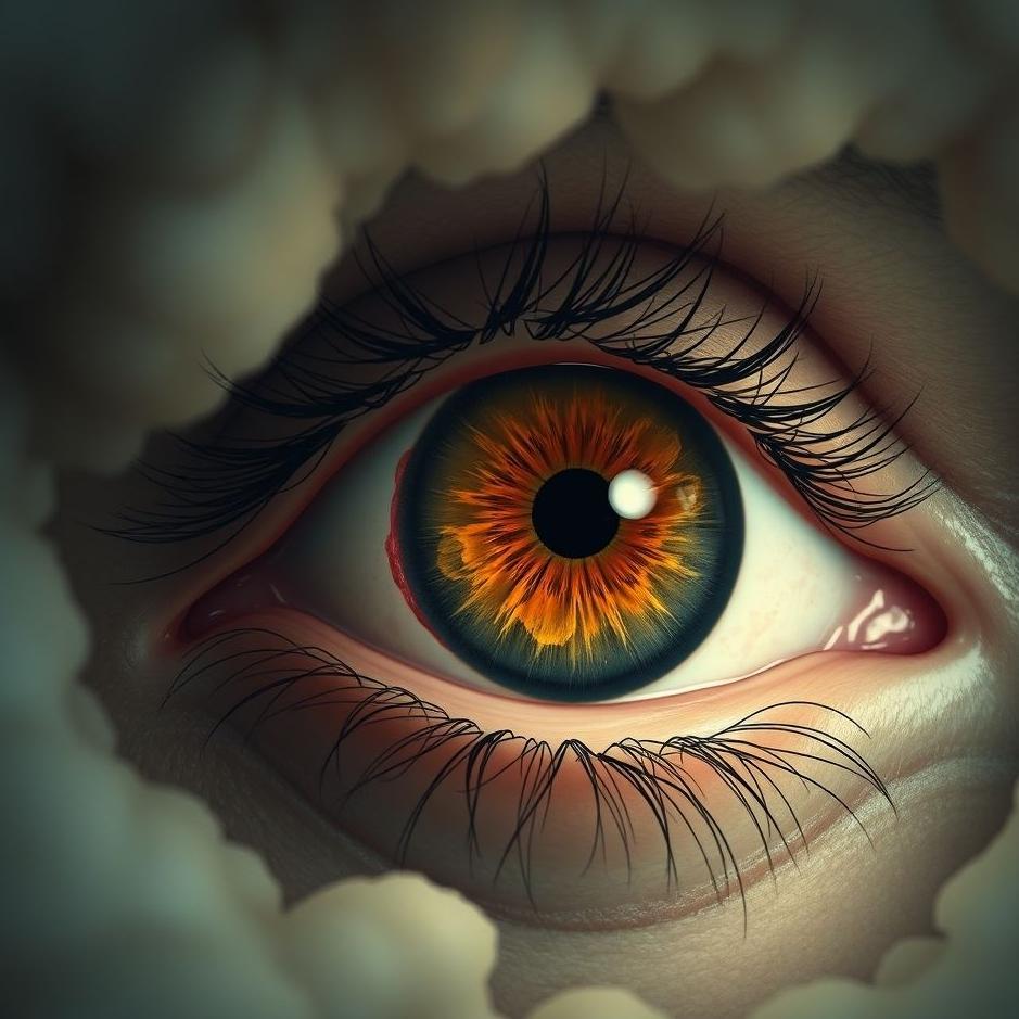 Dream : A diseased eye in a dream