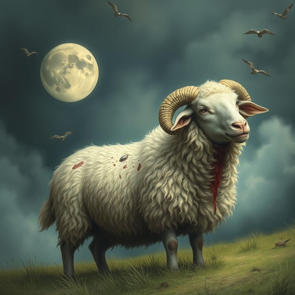 Dream : A diseased sheep in a dream