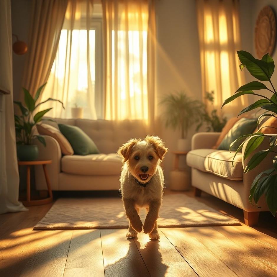 Dream : A dog around the house in a dream