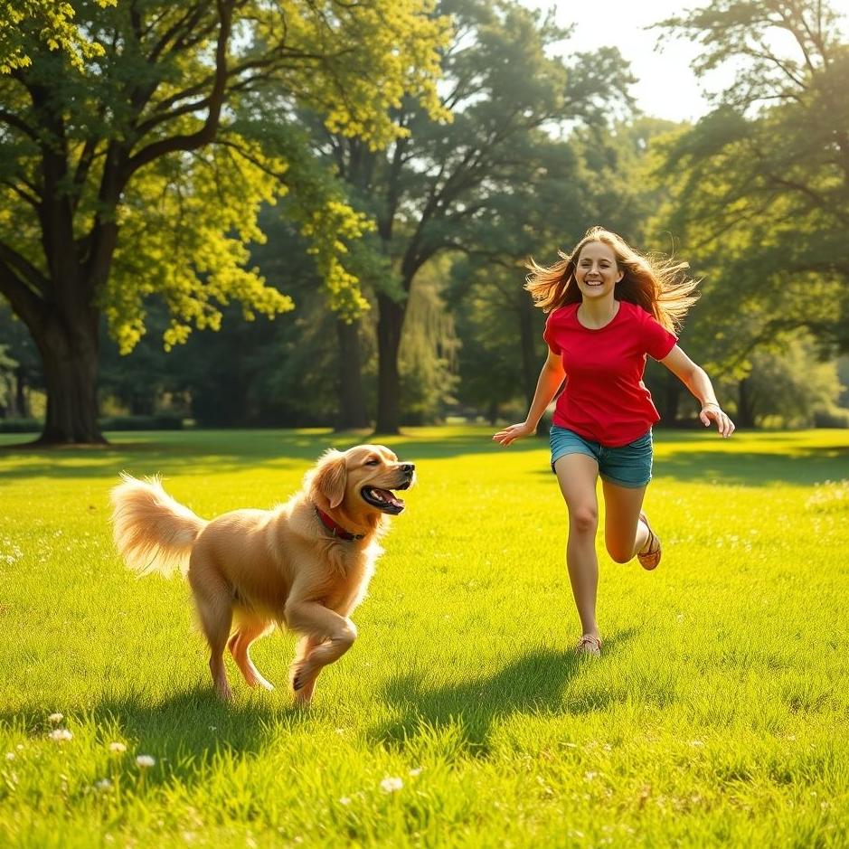 Dream : A dog chasing a human 