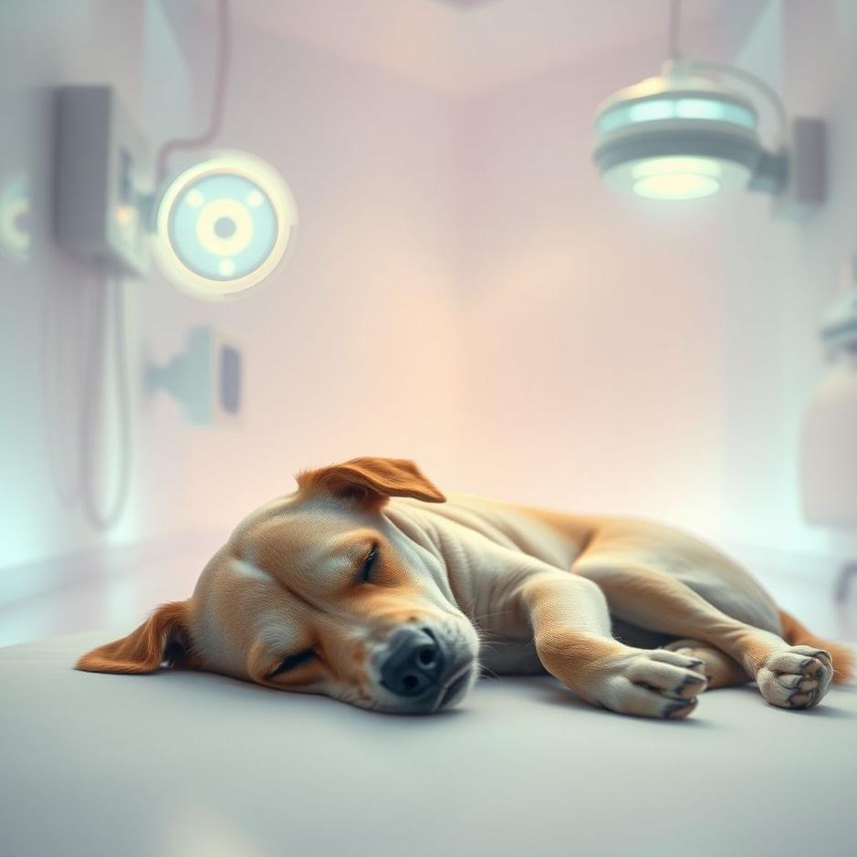 Dream : A dog in a hospital in a dream