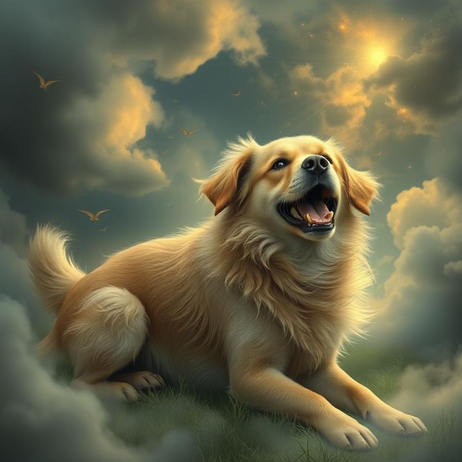 Dream : A dog like a human in a dream