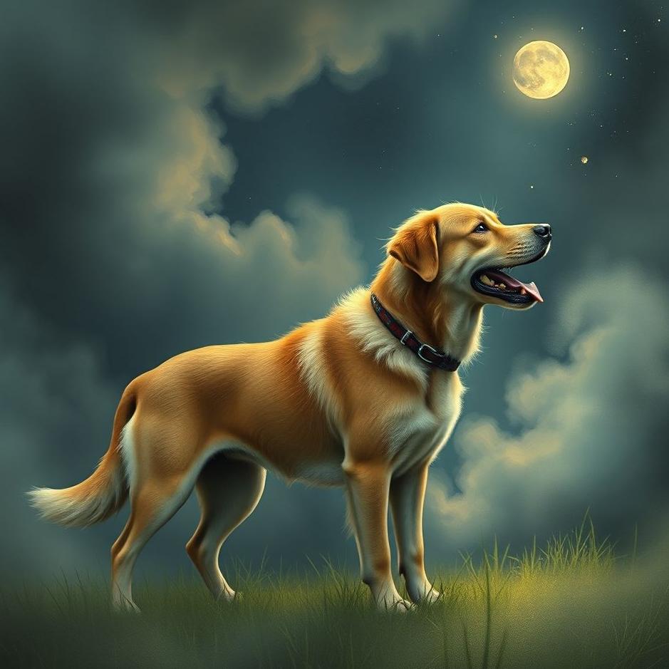 Dream : A dog that does not bark in a dream