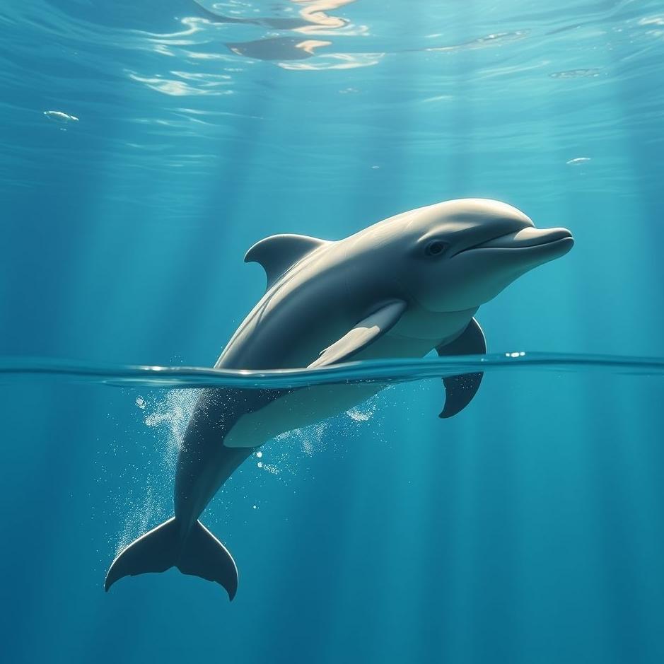 Dream : A dolphin at home in a dream