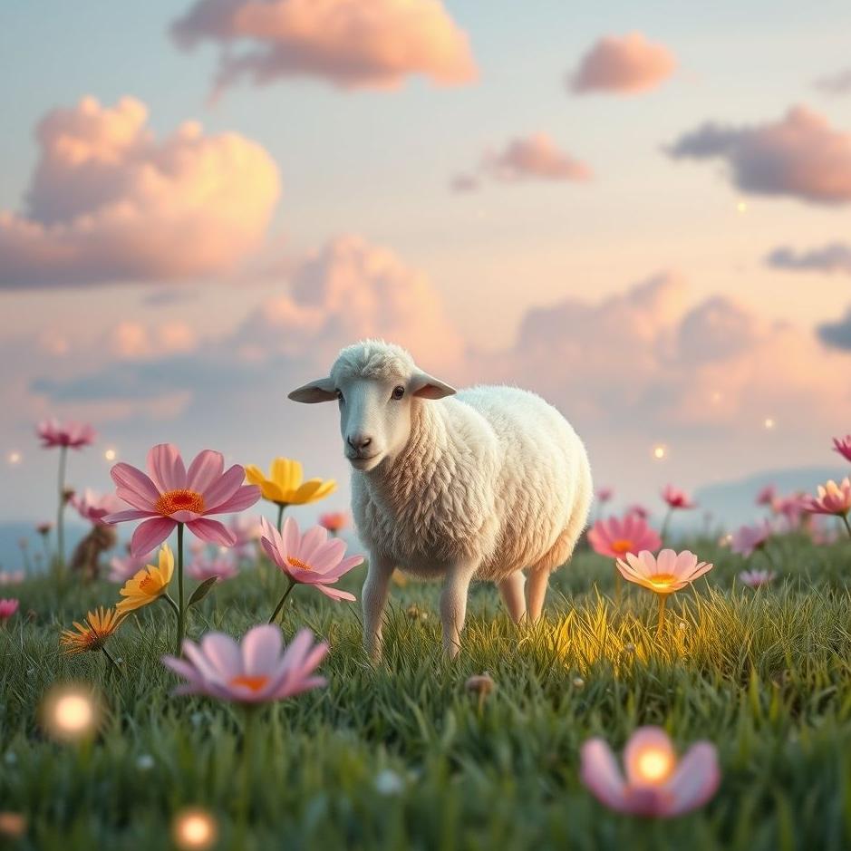 Dream Dictionary : A domesticated sheep in a dream