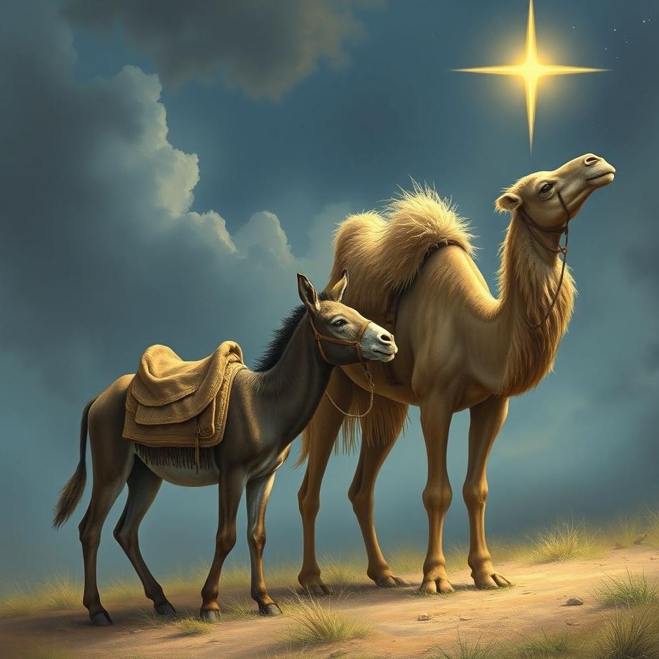 Dream : A donkey and a camel in a dream