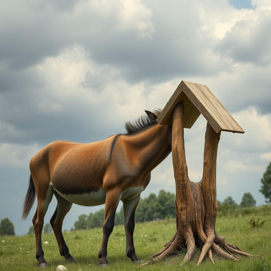 Dream : A donkey and wood in a dream